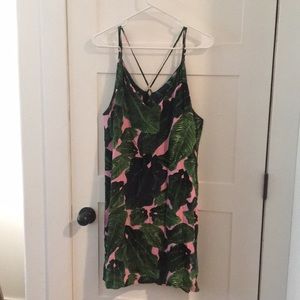 Palm shift dress-topshop